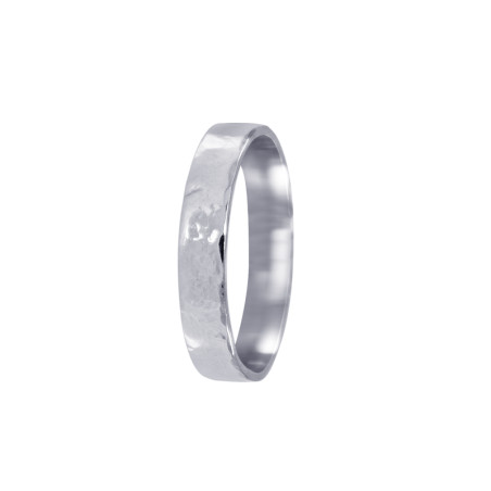 Alliance martele white gold weddin
