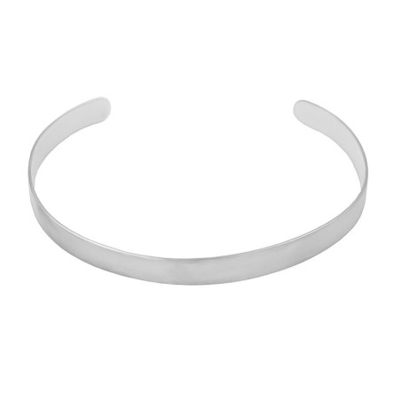 Silver band bracelet