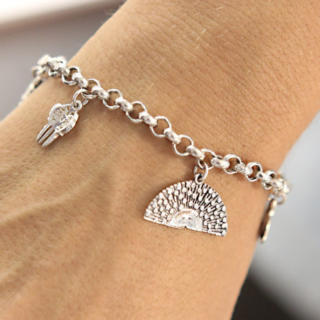 Flamenco bracelet silver