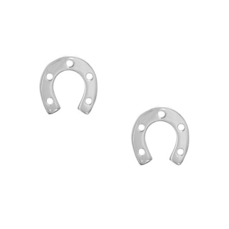 Pendientes Herradura plata