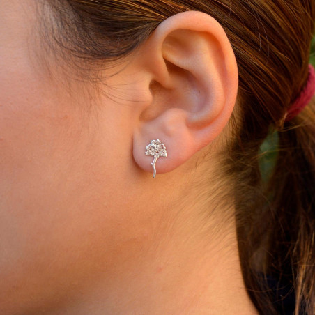 Earring jasmine biznaga malagueña