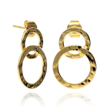 Pendientes aros dorados