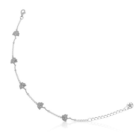 Pulsera biznaga de plata