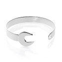 Pulsera llave inglesa en plata