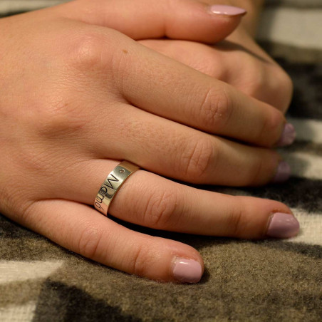 Zirconia custom ring