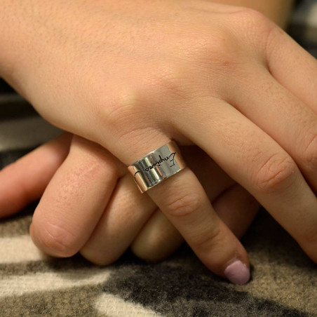 Deseo ring 10mm – Custom rings – vista 2