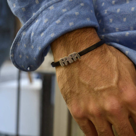 Personalized dad bracelet