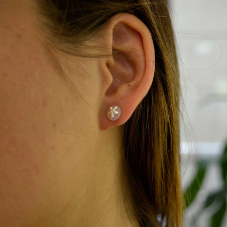 Earring communion jasmine silver