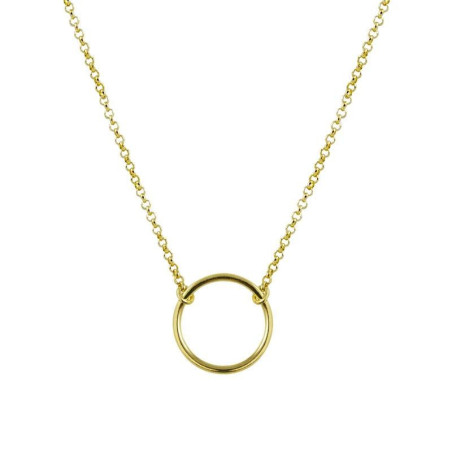 Gargantilla diabolo plata baño