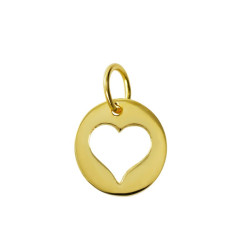 Colgante calado de oro