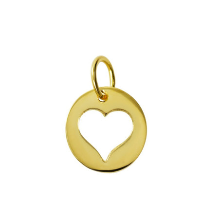 Openwork heart pendant