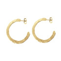 Aros plata chapado de oro