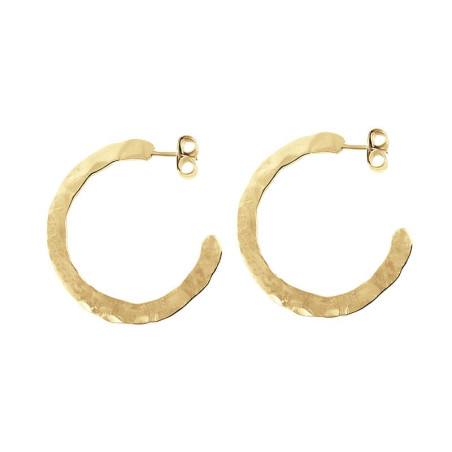 Aros plata chapado de oro