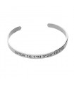 Pulsera Coordenadas personalizadas en Plata