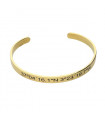 Custom Gold Coordinates Bracelet