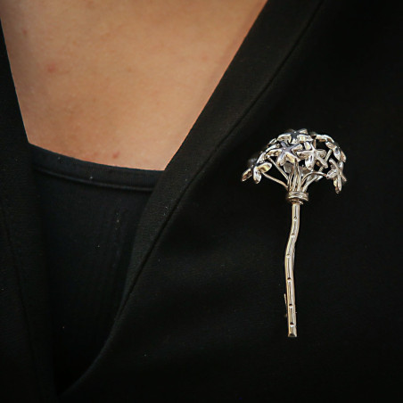 Broche Biznaga plata malagueño