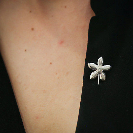 Alfiler Jazmín plata para regalo de bodas