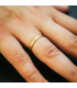 Wedding ring Flat satin 3mm