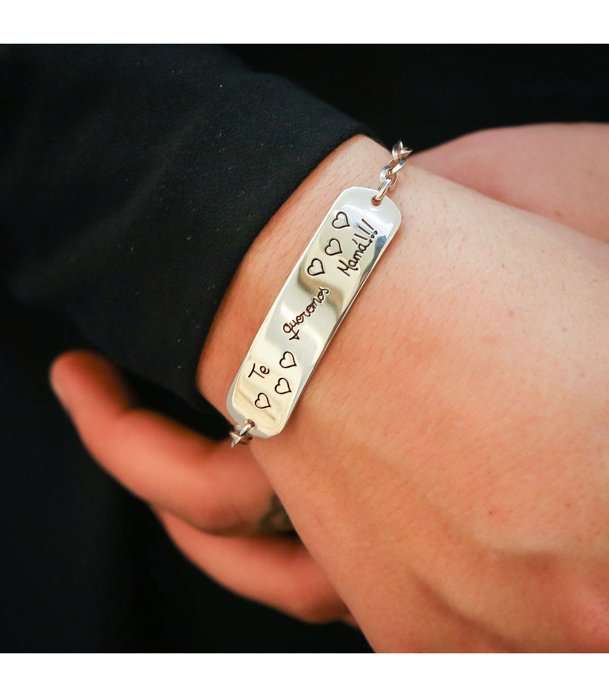Custom made outlet silver bracelets