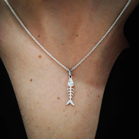 Silverfish pendant