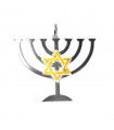 Menorah Pendant with Star of David