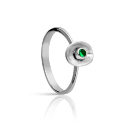 Anillo Lirio en Plata