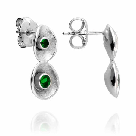 Pendientes Lirio de plata