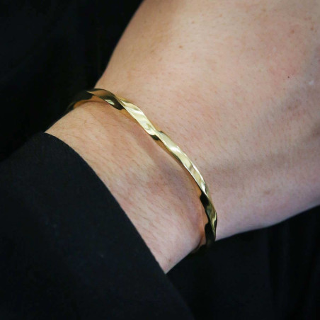 Pulseras doradas mujer