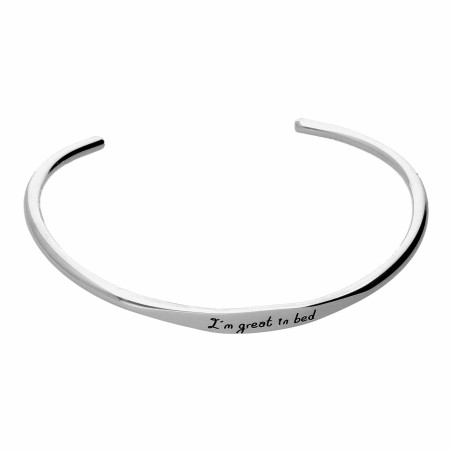 Pulsera personalizada Atenas plata