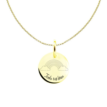 Rainbow pendant everything will be fine
