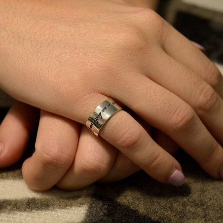 Anillo personalizado plata
