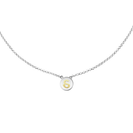 Necklace starts S in gold