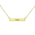 Golden rectangle necklace carmen