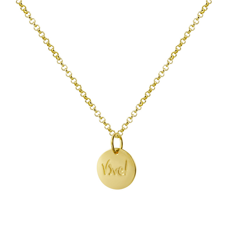 Live gold pendant