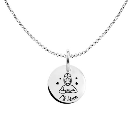 Silver nurse pendant