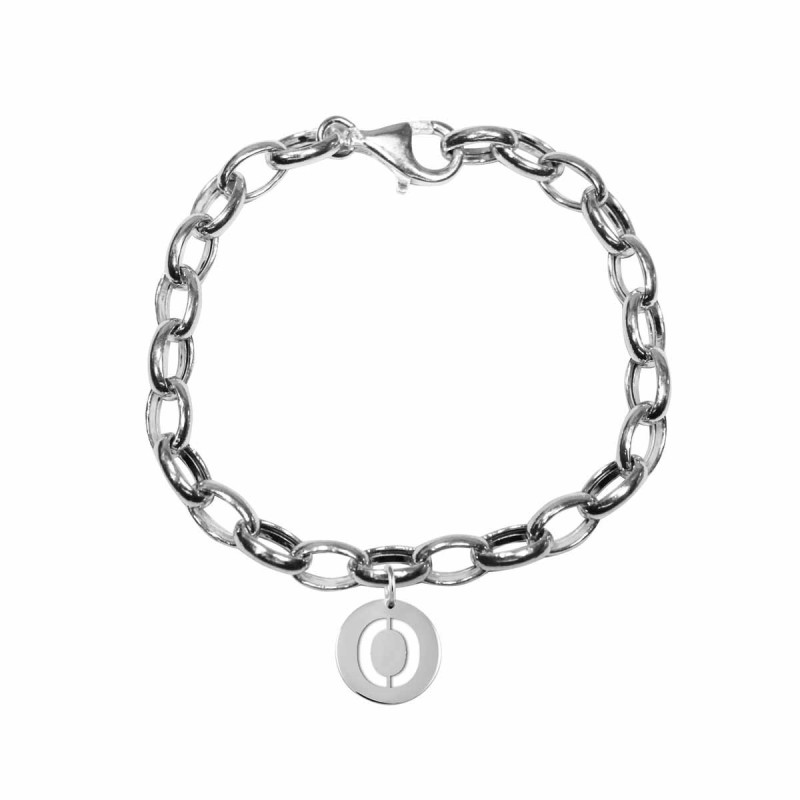 Pulsera personalizada inicial O