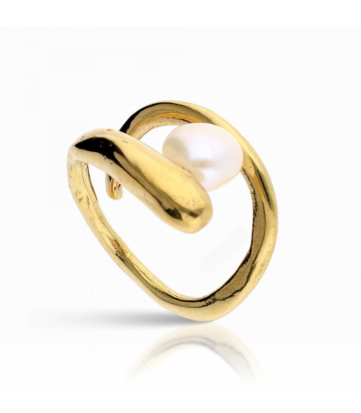 Anillos de plata dorada deals