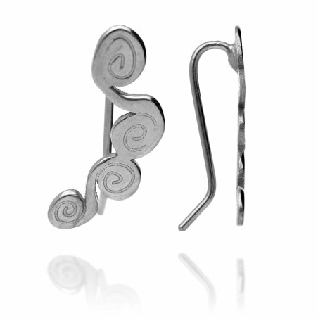Pendientes círculos en plata