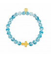 Electro cross stone Bracelet