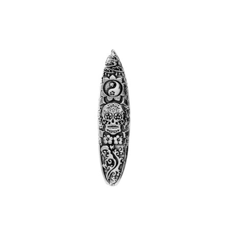 Colgante tabla Surf calavera