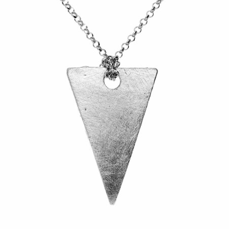 Collar triángulo de plata