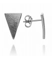 Triangles Earrings in Silver