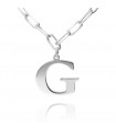 Personalized Initial Necklace Silver