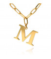 Gold Personalized Initial Necklace