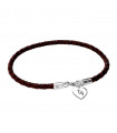 Personalized Valentine Leather Bracelet