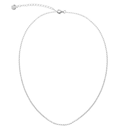 Cadena de plata de ley