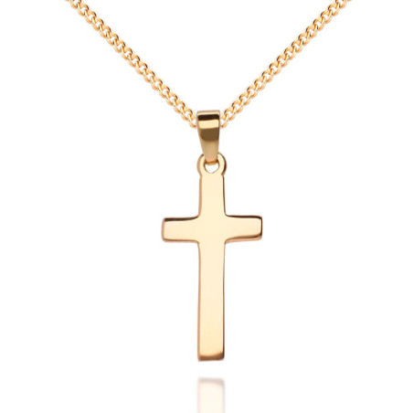 Colgante cruz en oro