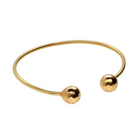 Two golden balls bracelet