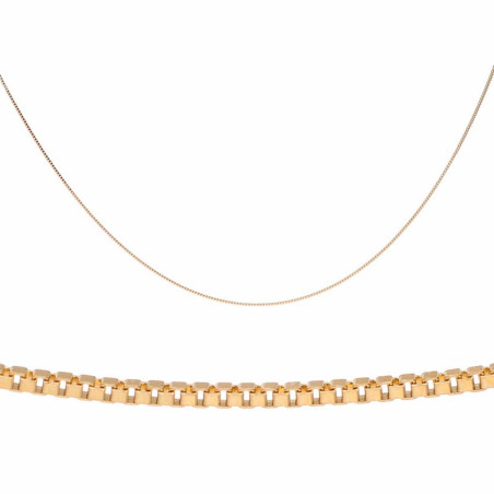 Venetian style gold necklace