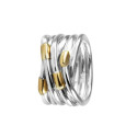 Anillo nudo cruzado
